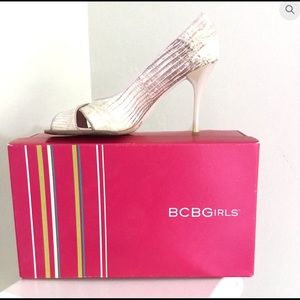 BCBGirls Open Toe Pumps